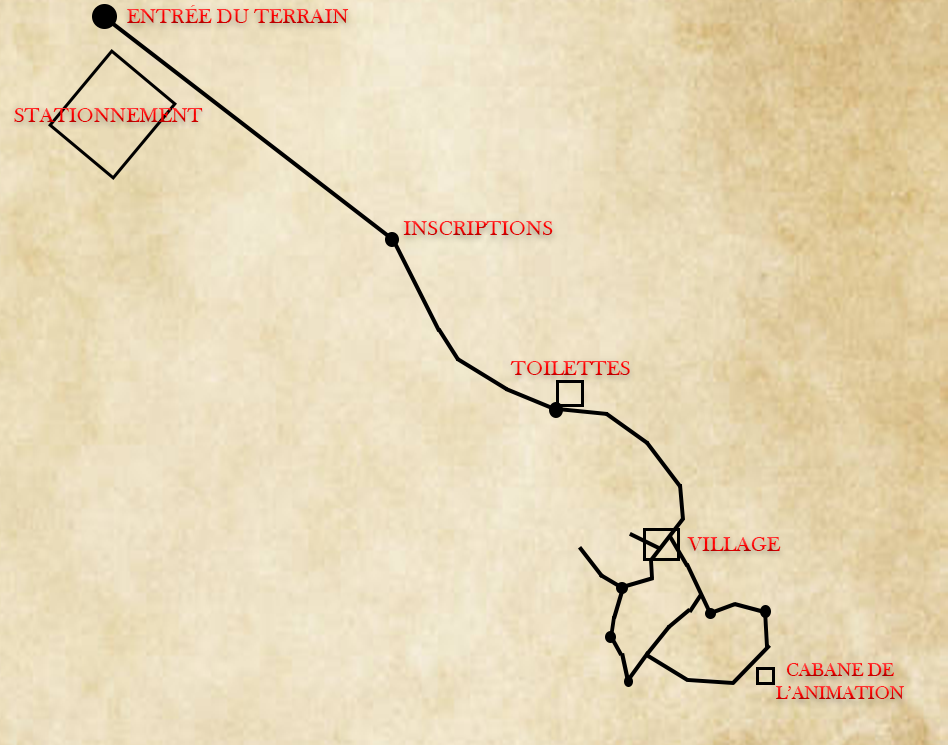 Carte du terrain